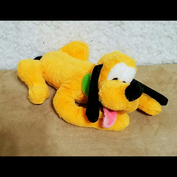 Vintage Disney Parks Authentic Plush Pluto Toy Dog - Picture 3 of 11